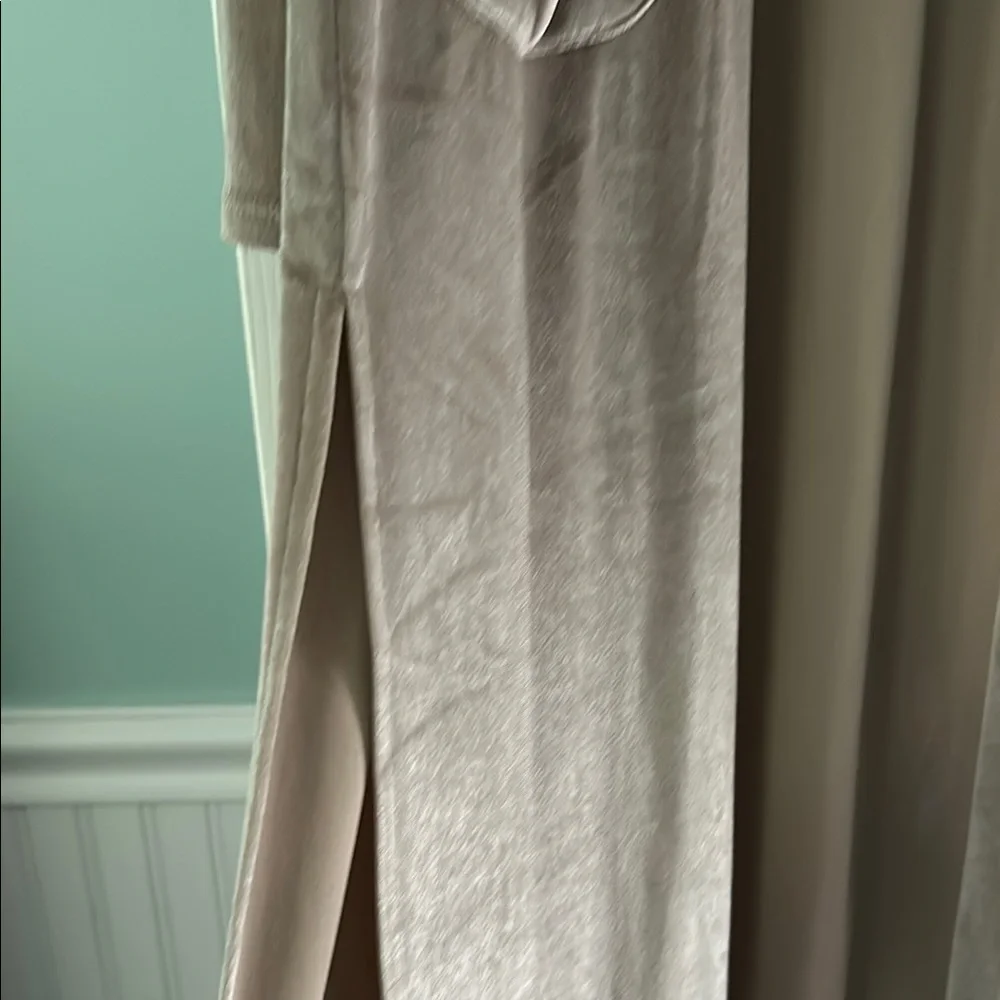 NWOT Young Fabulous & Broke Long Beautiful Dusty Rose Colored Duster Cardigan - Picture 3 of 5
